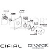 Cifial 32217CL.L 32217CL.R Coule 3 4 Inch Wall Stop Valve Dimension